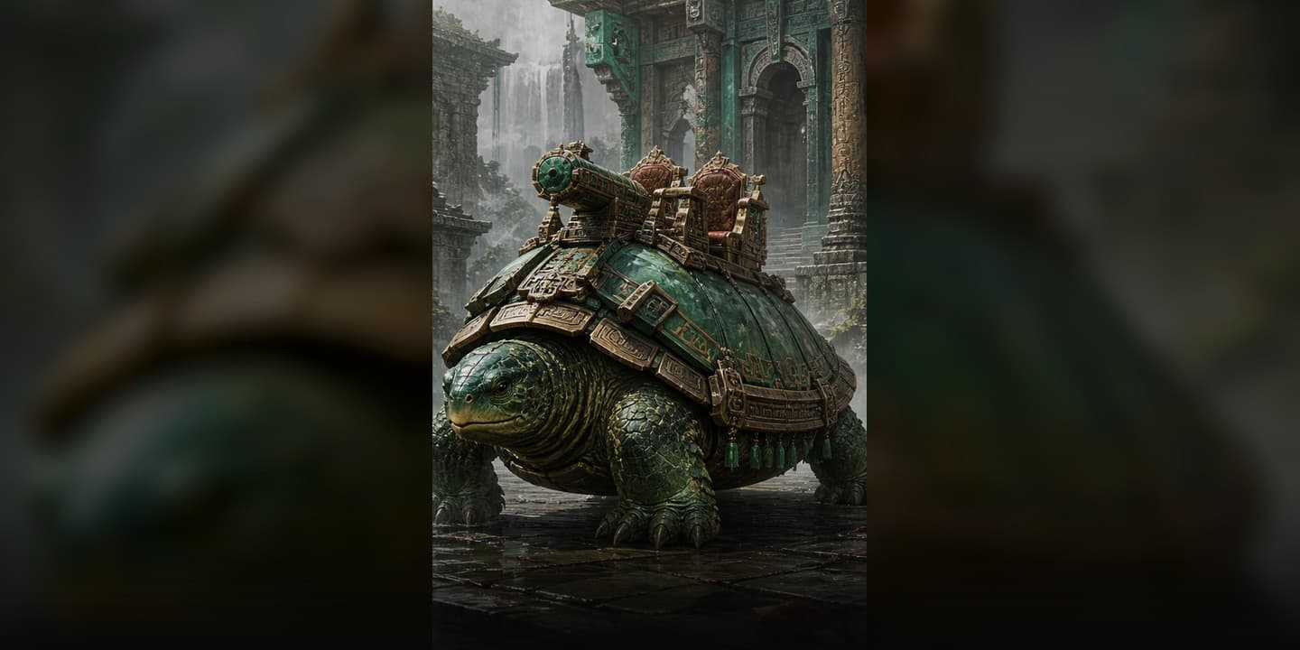 Siege Turtle mount artwork